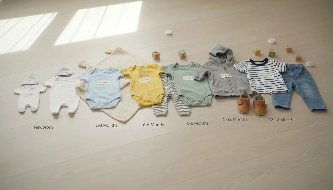 welke baby maat bij welke leeftijd