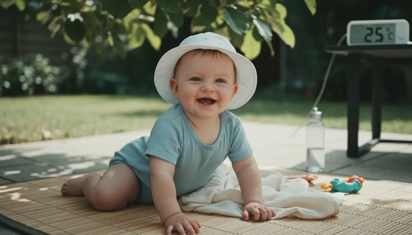 wat trek je een baby aan met 25 graden