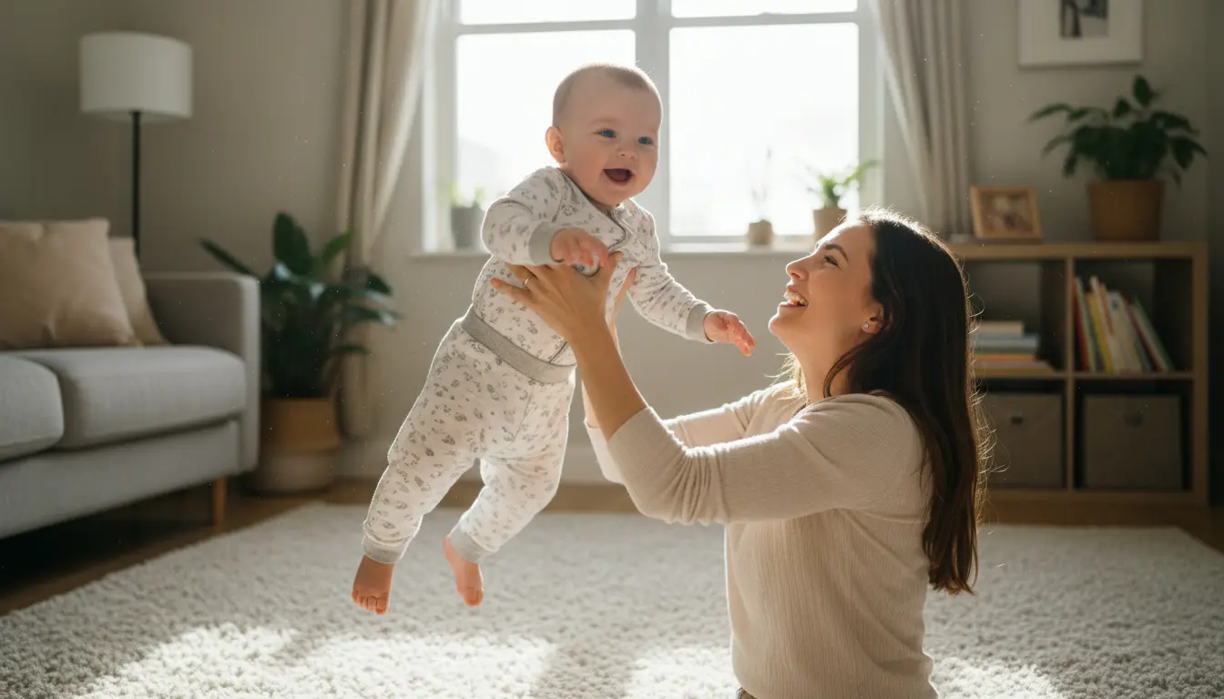 baby sprongen wanneer