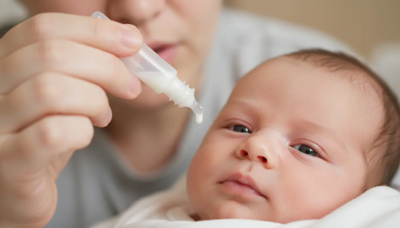 oogontsteking baby moedermelk
