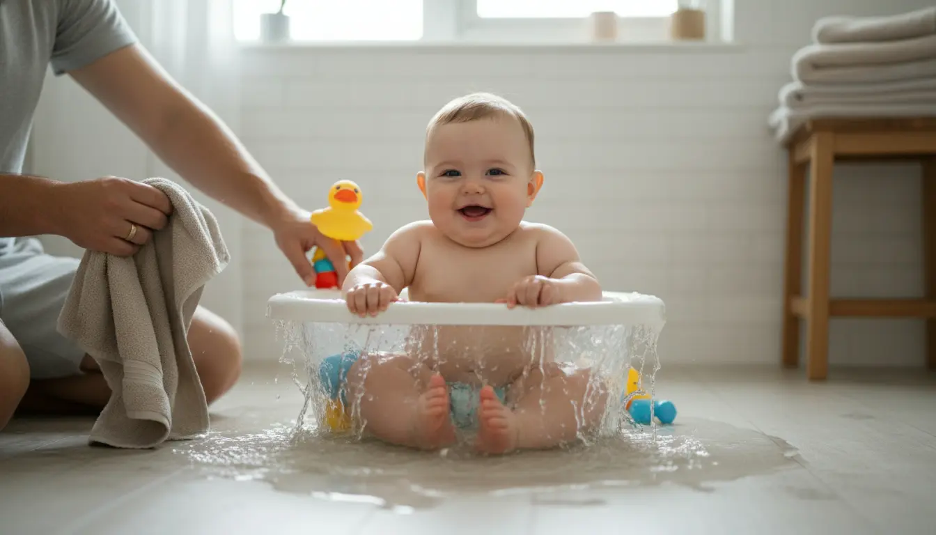 babybadje te klein