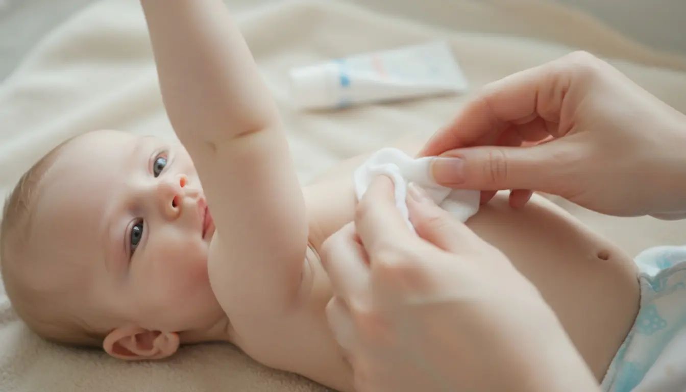huidplooien baby verzorgen