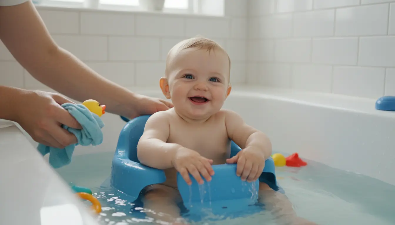 wanneer baby in badzitje