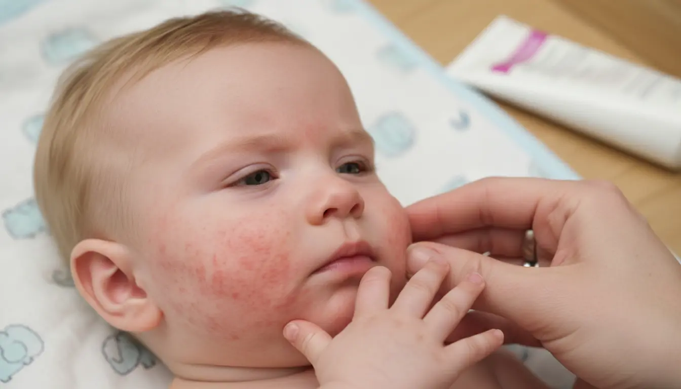 geirriteerde babyhuid